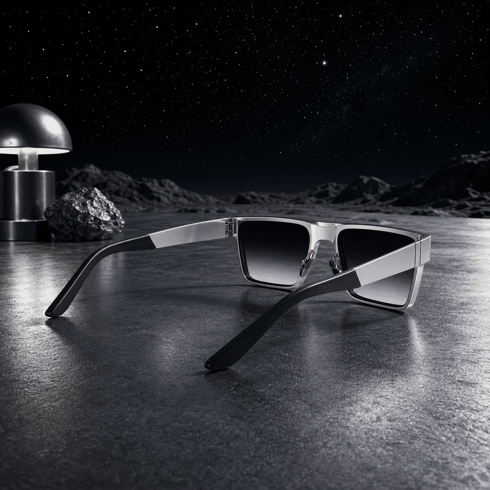 The Chrome Frame - Silver model view