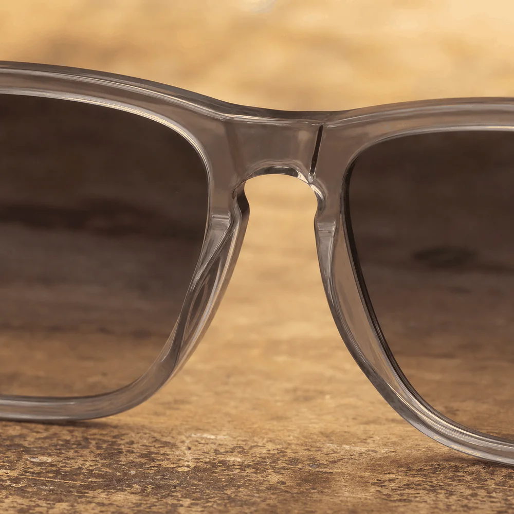 The Field Frame - Clear Gray second detail view