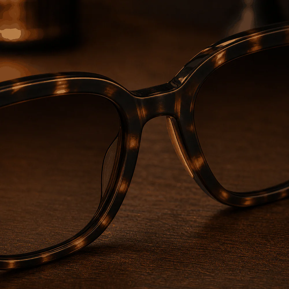 The Finale Frame - Tortoise Gold second detail view