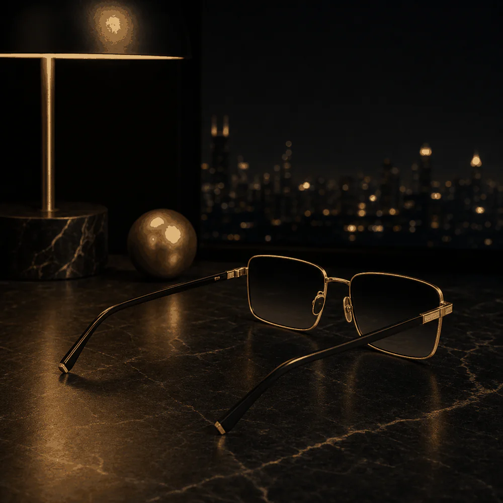 The Noir Frame - Black Gold model view