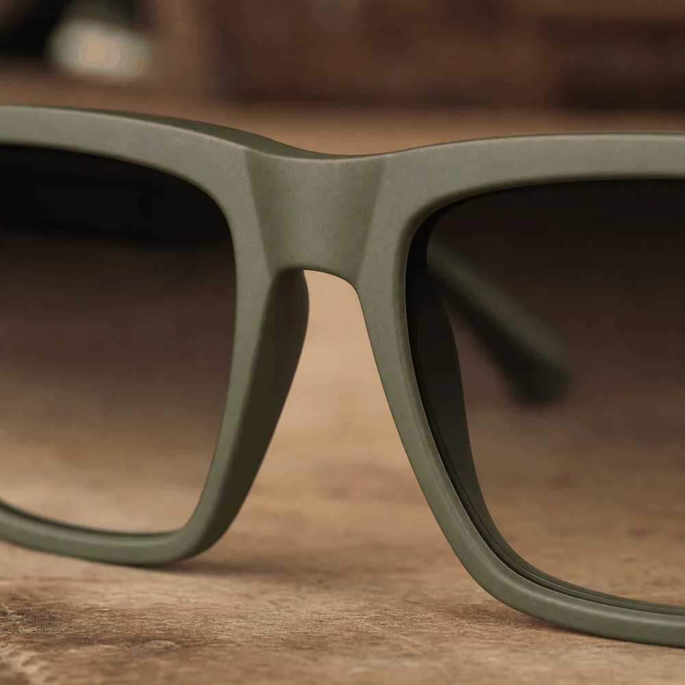 The Parkline Frame - Olive second detail view