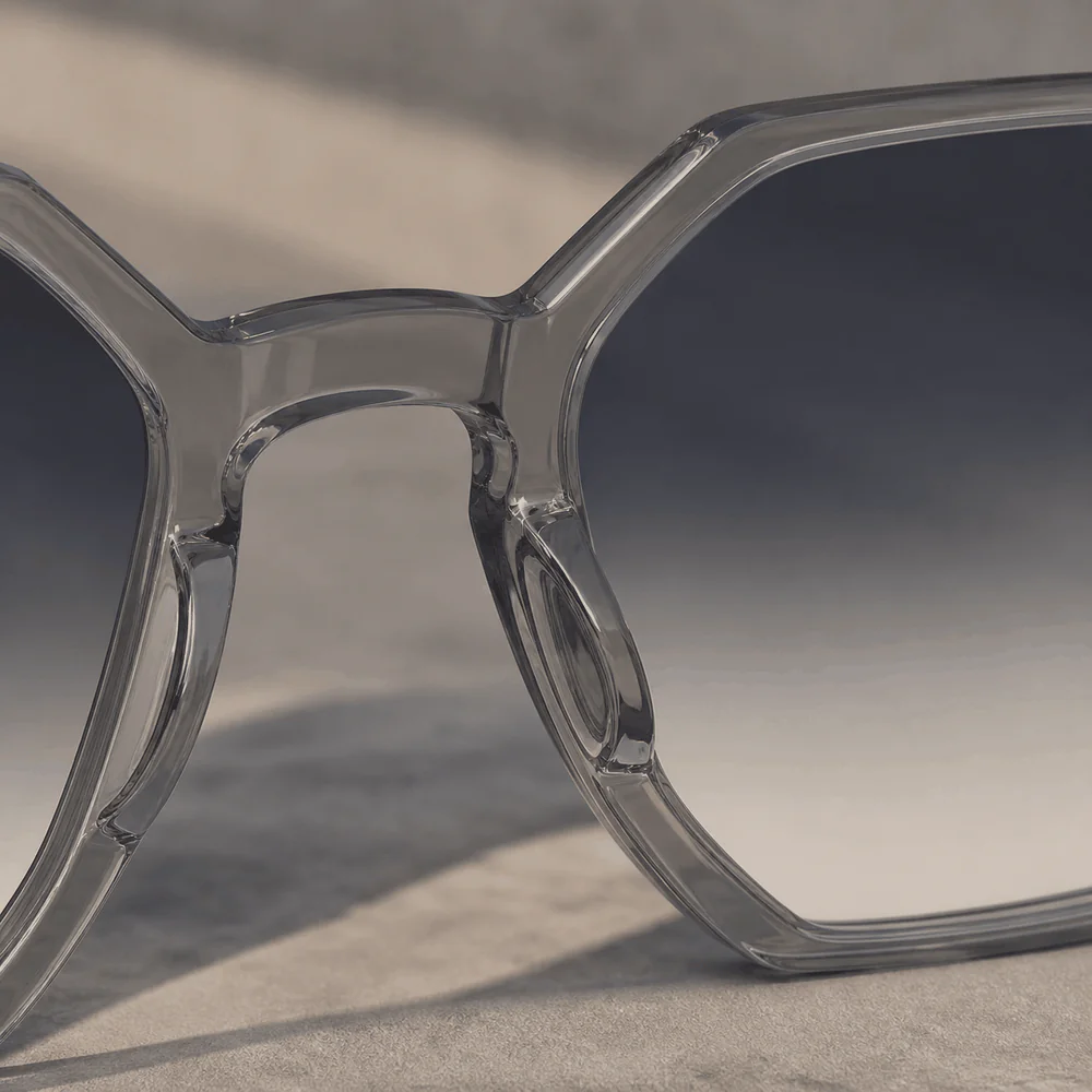 The Prism Frame - Clear Gray second detail view